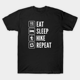 Eat Sleep Hike Repeat T-Shirt